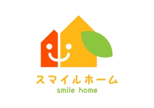間野 裕樹 (mano_f27)さんの地元密着の不動産会社「スマイルホーム」のロゴへの提案