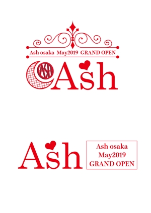 @-HOKKAIDO-SAPPORO ()さんのホストクラブ「ASH」のロゴへの提案