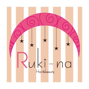 kiichanさんの美容室、エステのトータルビューティーサロン「Hair&beauty Ruki-na」のロゴ作成への提案