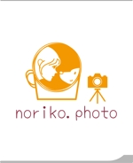 KPN DESIGN (sk-4600002)さんの愛犬と飼い主さんとのお写真を撮影するワングラファー「noriko.photo」のロゴへの提案