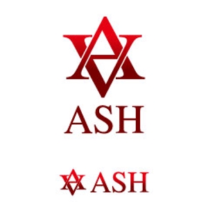 禮arts (dexter_works3399)さんのホストクラブ「ASH」のロゴへの提案