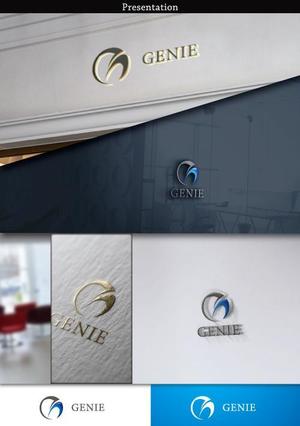 hayate_design ()さんの美容機器メーカー　株式会社GENIEのロゴと字体のデザインを依頼です。への提案