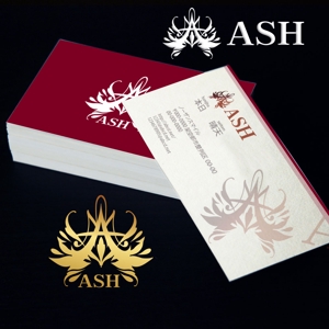 KOZ-DESIGN (saki8)さんのホストクラブ「ASH」のロゴへの提案