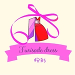 baby07 (baby07)さんの振袖を切らずに豪華なドレスに変身。そのドレスの名前のロゴ「Furisode dress 桜彩」への提案