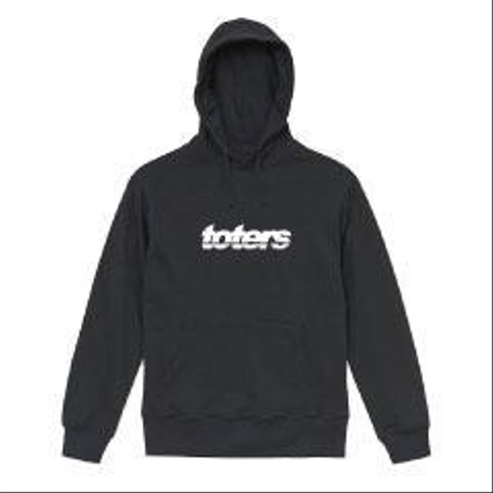 トートバッグ、Tシャツ、ポロシャツ等のブランド「toters」のロゴ