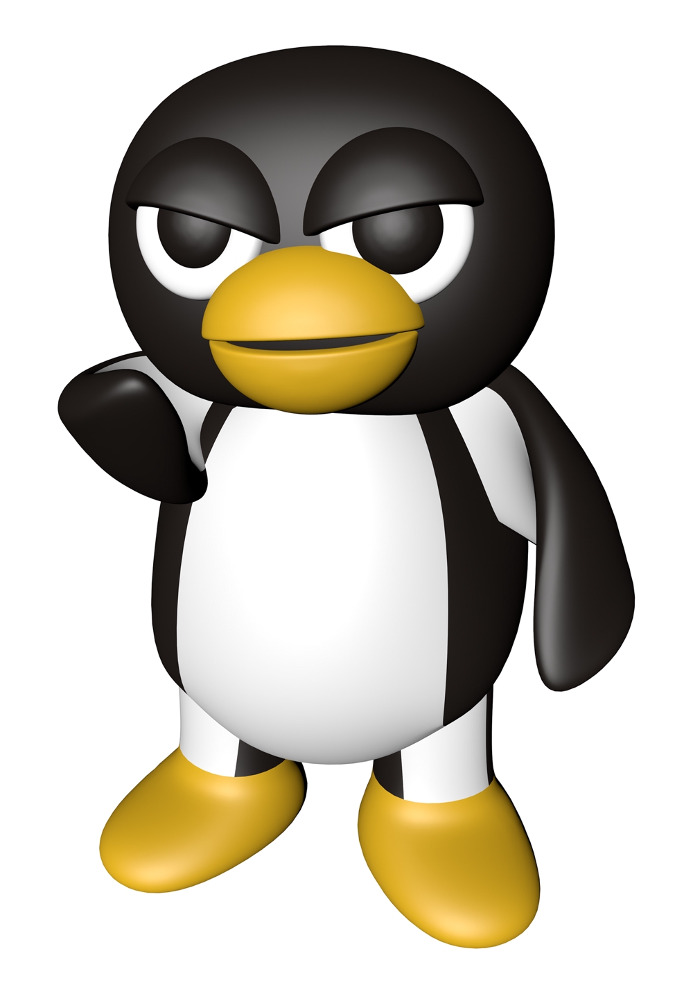 Linuxのキャラクター「タックス」のアレンジデザインを作成