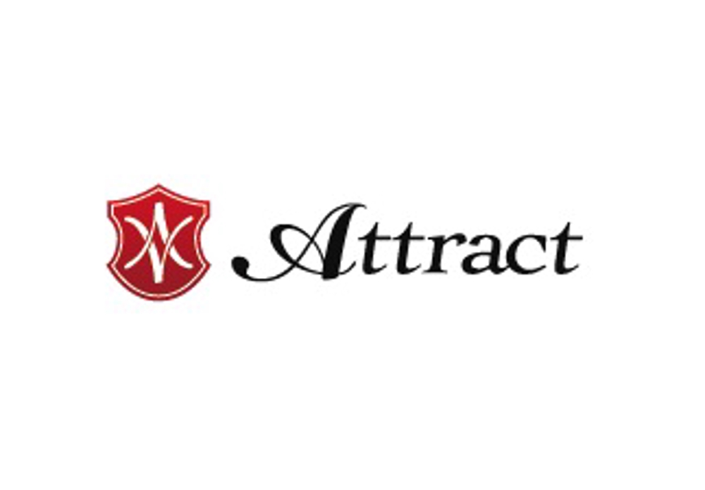 「Attract」のロゴ作成