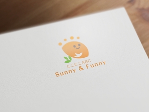 late_design ()さんの英会話教室 「にこにこABC Sunny & Funny」 のロゴへの提案