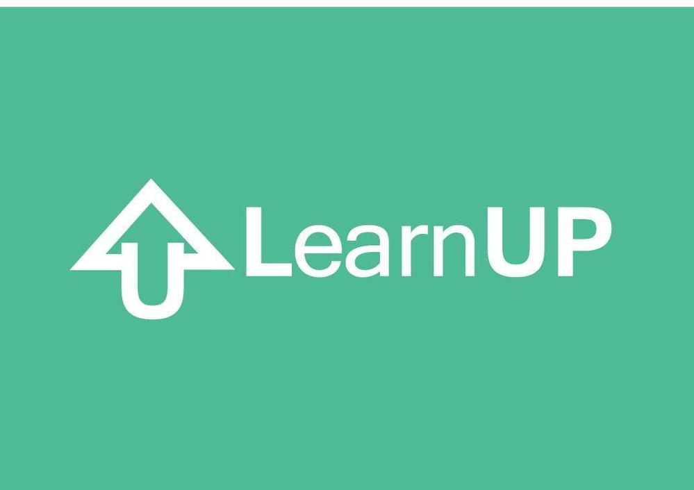 学びを通じてキャリアアップを目指す人のためのWebメディア「LearnUp」のロゴ&ファビコン