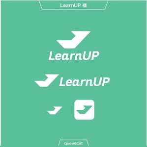 queuecat (queuecat)さんの学びを通じてキャリアアップを目指す人のためのWebメディア「LearnUp」のロゴ&ファビコンへの提案