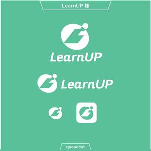 queuecat (queuecat)さんの学びを通じてキャリアアップを目指す人のためのWebメディア「LearnUp」のロゴ&ファビコンへの提案