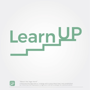 sklibero (sklibero)さんの学びを通じてキャリアアップを目指す人のためのWebメディア「LearnUp」のロゴ&ファビコンへの提案