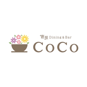 RYOJI (ryoji)さんの「創咲Dining&Ber CoCo　　　　　」のロゴ作成への提案