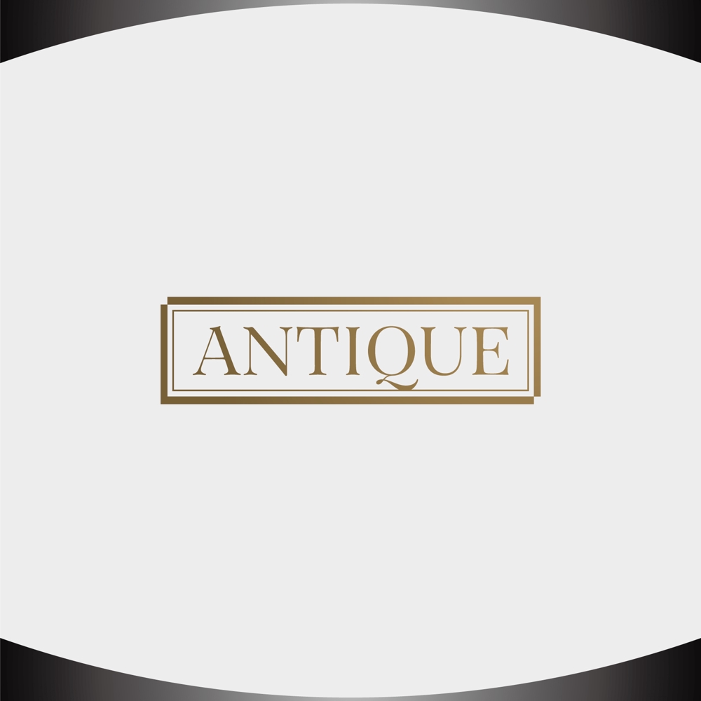 新規オープンのホストクラブ「ANTIQUE」のロゴデザイン。