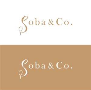 坂本くん (Hana-chan)さんのそば店「Soba & Co.」のロゴ制作への提案