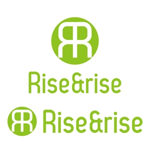 perles de verre (perles_de_verre)さんの「Rise＆rise」のロゴ作成（商標登録なし）への提案