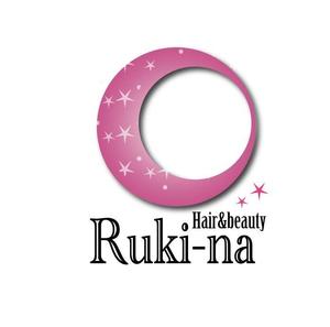 mican11さんの美容室、エステのトータルビューティーサロン「Hair&beauty Ruki-na」のロゴ作成への提案