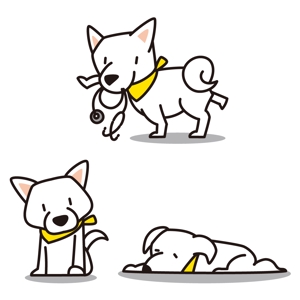 nekofuさんの医療系iPhoneアプリ用　犬のキャラクターデザインへの提案