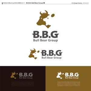 K'z Design Factory (kzdesign)さんの株式会社　BullBearGroupの会社を象徴するロゴへの提案
