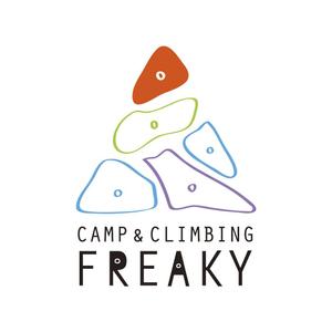 Ono Y (mirin_yo)さんのキャンプ用品とボルダリングジム「CAMP ＆ CLIMBING　FREAKY」のロゴへの提案
