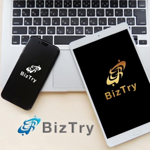 KOZ-DESIGN (saki8)さんの不動産会社新規設立『株式会社BizTry』のロゴへの提案