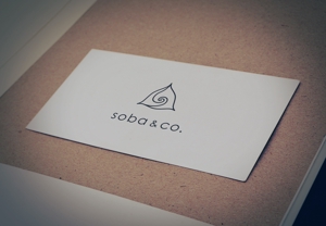 as (asuoasuo)さんのそば店「Soba & Co.」のロゴ制作への提案