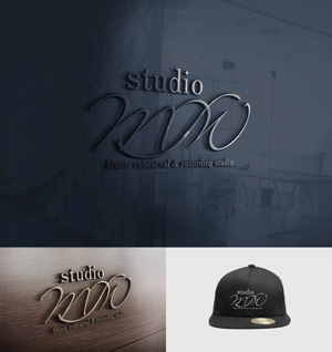 中津留　正倫 (cpo_mn)さんの音楽リハーサルスタジオ「studio MSW」のロゴへの提案