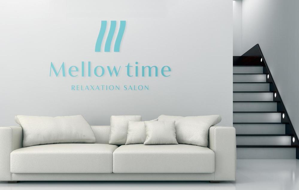 リラクゼーションサロン   「Mellow time」のロゴ