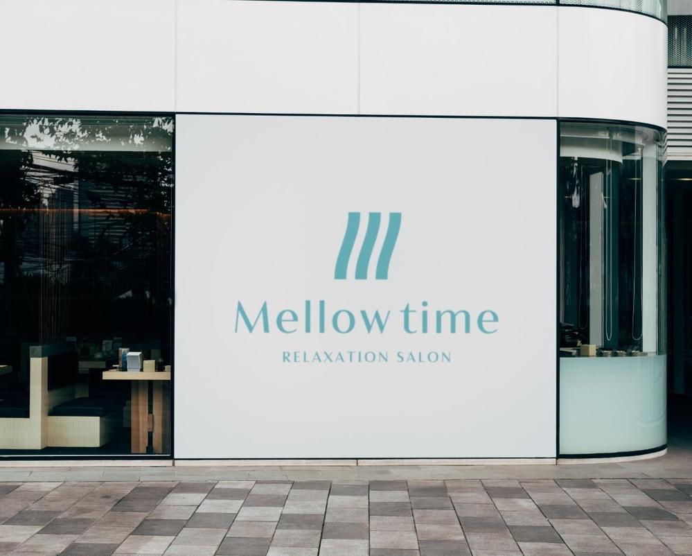 リラクゼーションサロン   「Mellow time」のロゴ