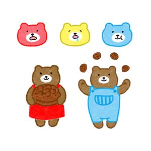 さんの子ども受けがする可愛いキャラクター。中国輸出用のお菓子のパッケージ用への提案