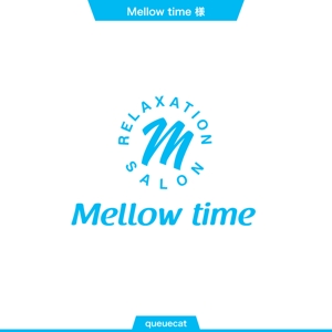 queuecat (queuecat)さんのリラクゼーションサロン   「Mellow time」のロゴへの提案