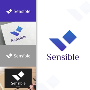 charisabse ()さんのセミナー、コンサルティング運営会社「Sensible」のロゴへの提案