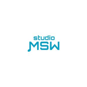 kazubonさんの音楽リハーサルスタジオ「studio MSW」のロゴへの提案