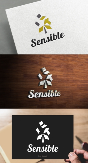 athenaabyz ()さんのセミナー、コンサルティング運営会社「Sensible」のロゴへの提案