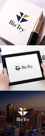 chpt.z (chapterzen)さんの不動産会社新規設立『株式会社BizTry』のロゴへの提案