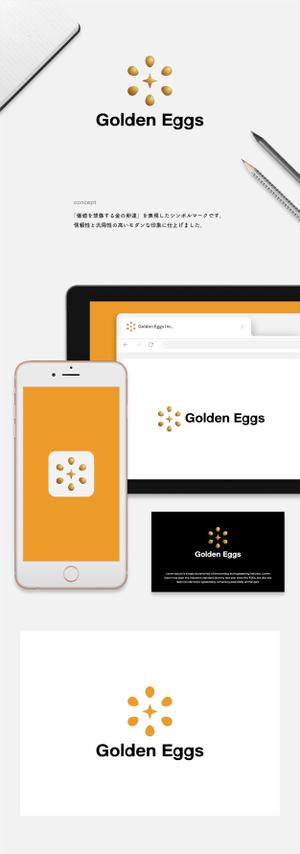 サクタ (Saku-TA)さんの地域創生会社「ゴールデンエッグス」のロゴへの提案