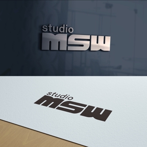 サクタ (Saku-TA)さんの音楽リハーサルスタジオ「studio MSW」のロゴへの提案