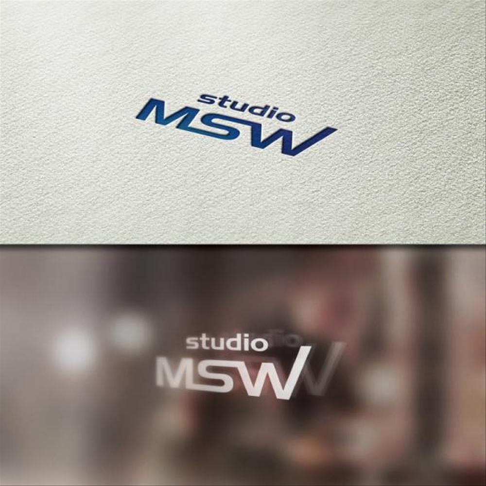 音楽リハーサルスタジオ「studio MSW」のロゴ