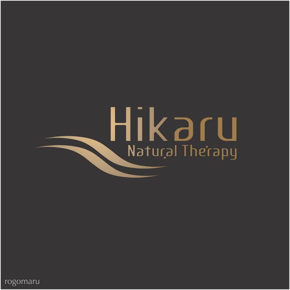 「Hikaru  Natural Therapy」のロゴ作成