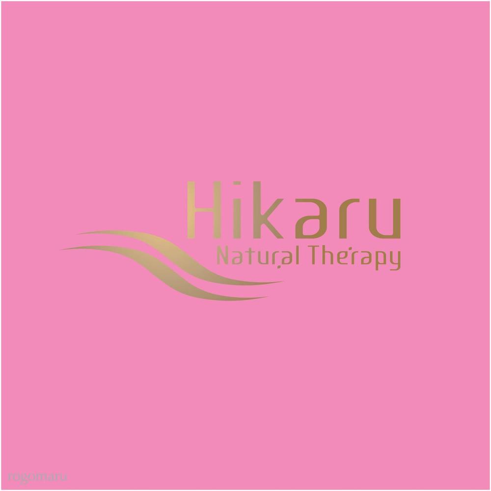 「Hikaru  Natural Therapy」のロゴ作成