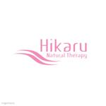 ロゴ研究所 (rogomaru)さんの「Hikaru  Natural Therapy」のロゴ作成への提案