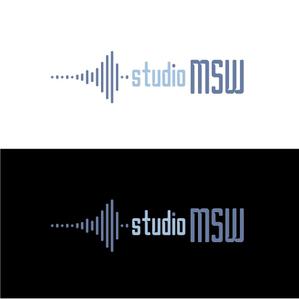 坂本くん (Hana-chan)さんの音楽リハーサルスタジオ「studio MSW」のロゴへの提案