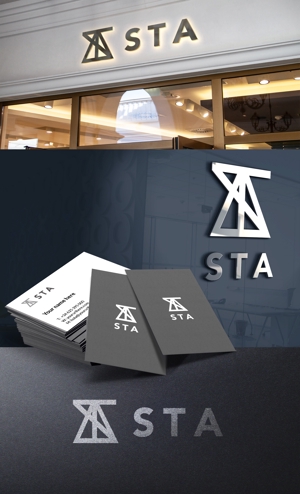 NOMA DESIGN (nomadesign)さんの営業代行会社「株式会社STA」のロゴへの提案