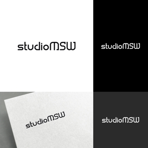 venusable ()さんの音楽リハーサルスタジオ「studio MSW」のロゴへの提案