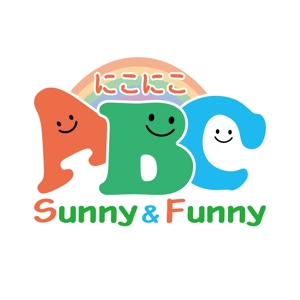 でぃで ()さんの英会話教室 「にこにこABC Sunny & Funny」 のロゴへの提案