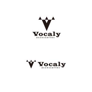  K-digitals (K-digitals)さんのアクセサリーショップサイト「Vocaly」のロゴへの提案