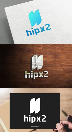 athenaabyz ()さんのhipx2: 新規サービス立ち上げ(子供と高齢者教育)に向けたロゴ作成への提案