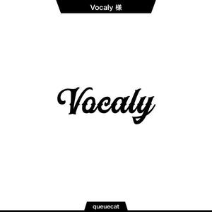 queuecat (queuecat)さんのアクセサリーショップサイト「Vocaly」のロゴへの提案