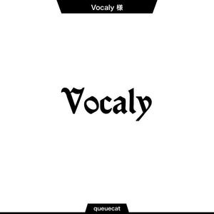 queuecat (queuecat)さんのアクセサリーショップサイト「Vocaly」のロゴへの提案