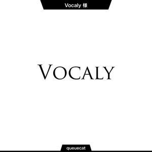 queuecat (queuecat)さんのアクセサリーショップサイト「Vocaly」のロゴへの提案